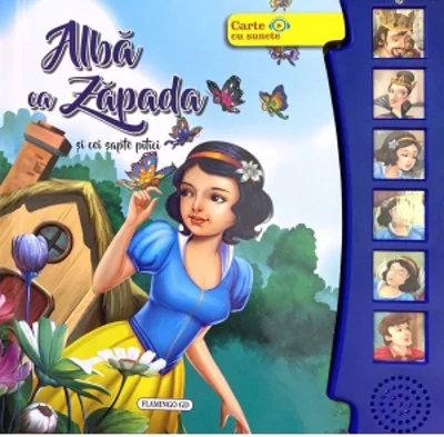 Alba ca zapada si cei sapte pitici. Carte cu sunete
