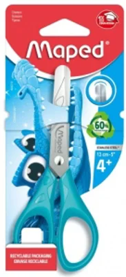 Foarfeca Maped Essentials Pulse, culoare albastru, 13 cm blister