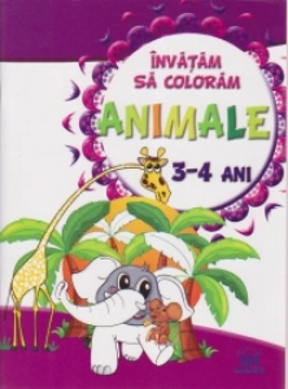 Invatam sa coloram animale 3-4 ani