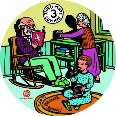 Coaster- Bunici, dulceață, cărți