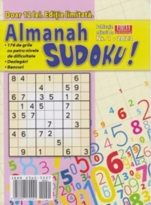 Almanah Sudoku Nr. 1/ 2023