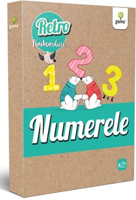 Numerele. Retro Flashcarduri