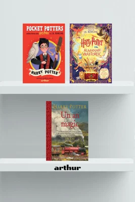 Pachet Harry Potter ( Un an magic, Almanah Vrăjitoresc, Pocket Potters 1) - J.K. Rowling
