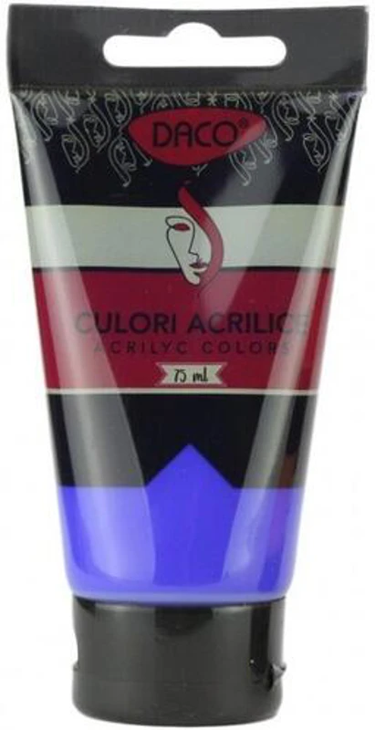 Culori acril 75 ml DACO, albastru ultramarin