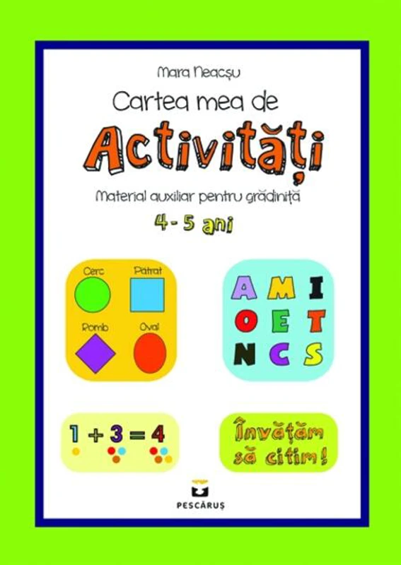 Cartea mea de activități 4-5 ani
