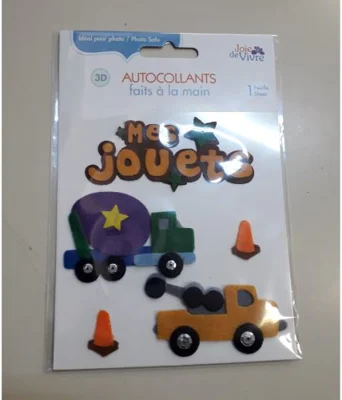 3D Autocollants, Mes Jouets