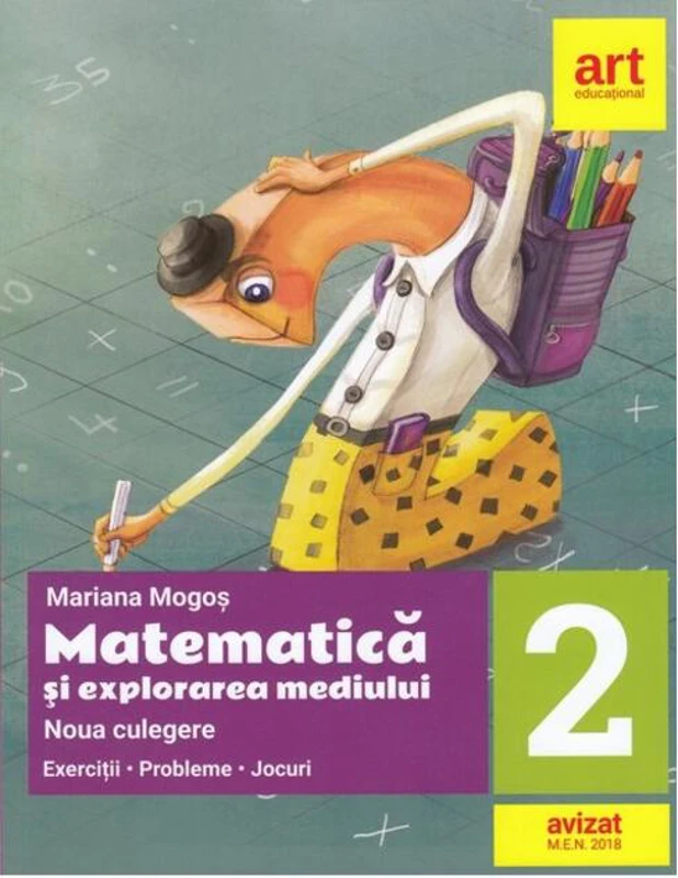 Noua culegere pentru clasa a II-a. Matematică și explorarea mediului. Exerciţii, probleme, jocuri