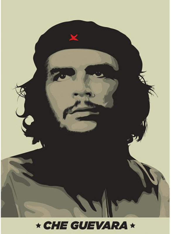 Che Guevara (Khaki Green) Postcard