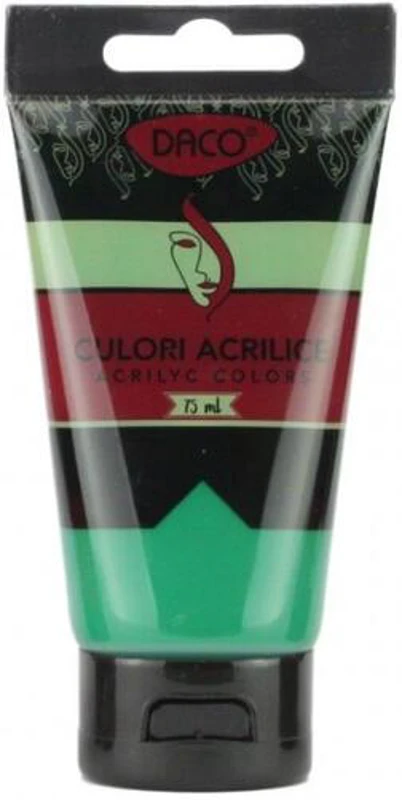 Culori acril 75 ml DACO, verde viridian
