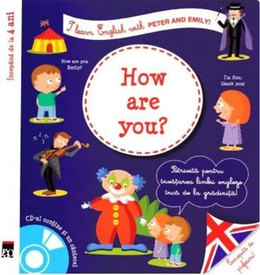 I learn English with Peter and Emily! How are you?