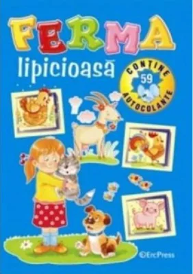 Ferma lipicioasă. Conține 59 de autocolante