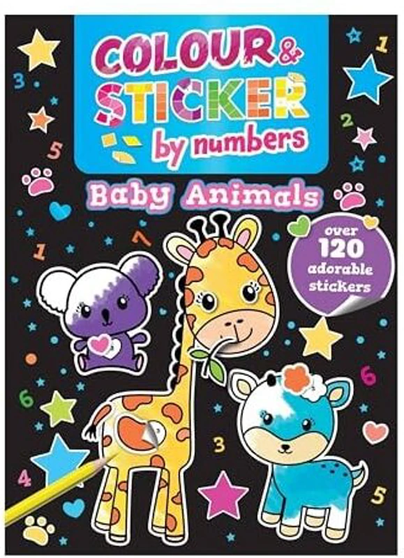 Colour And Sticker By Numbers Baby Animals (Csa Cl(...)