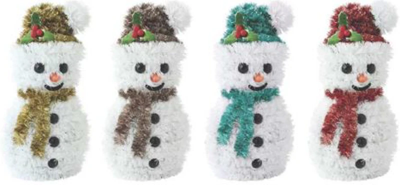 Tallon Tinsel Christmas Decoration - Snowman