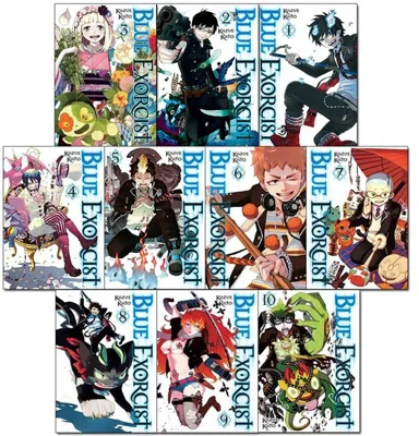 Blue Exorcist Volume 1-10 Collection, Kazue Kato