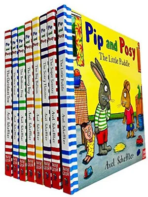 Pip and Posy Collection 8 Books Set by Axel Scheffler