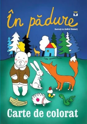 În pădure. Carte de colorat