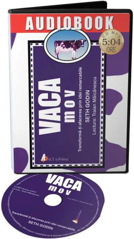 CD Audiobook Vaca mov. Transformă-ţi afacerea prin idei remarcabile