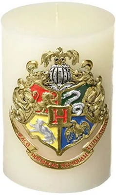 Luminaries Harry Potter Hogwarts Emblem Candle, Insight Editions