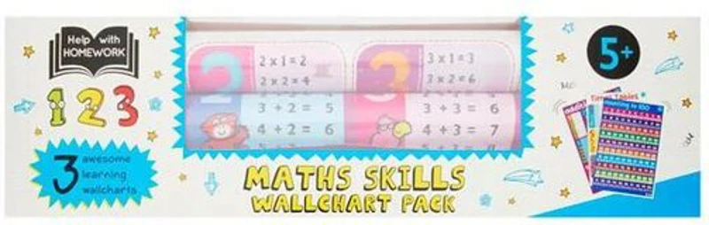 Help with Homework: Maths Skills Wallchart Pack