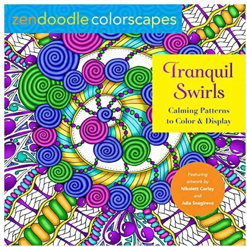 Zendoodle Colorscapes : Tranquil Swirls