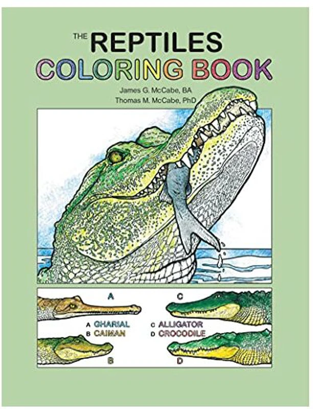 Reptiles Coloring Book