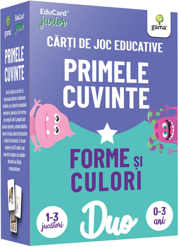 DuoCard - Primele cuvinte Forme si culori