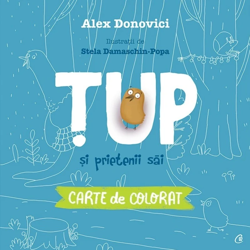 Tup si prietenii sai. Carte de colorat