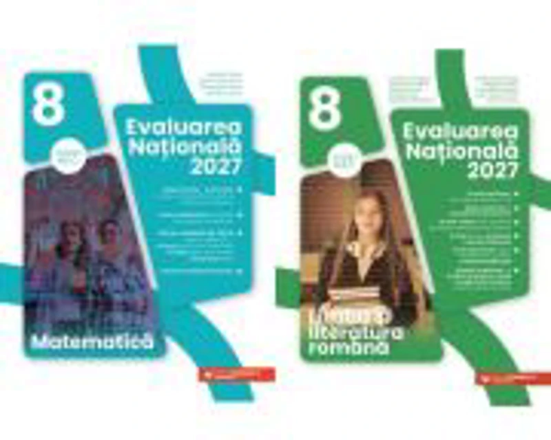 Pachet Editura Paralela 45. Evaluarea nationala 2027. Limba si literatura romana si Matematica Clasa a 8-a - Gabriel Popa, Cristina Cergan