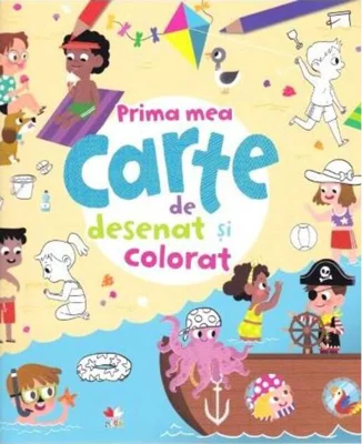 Prima mea carte de desenat și colorat