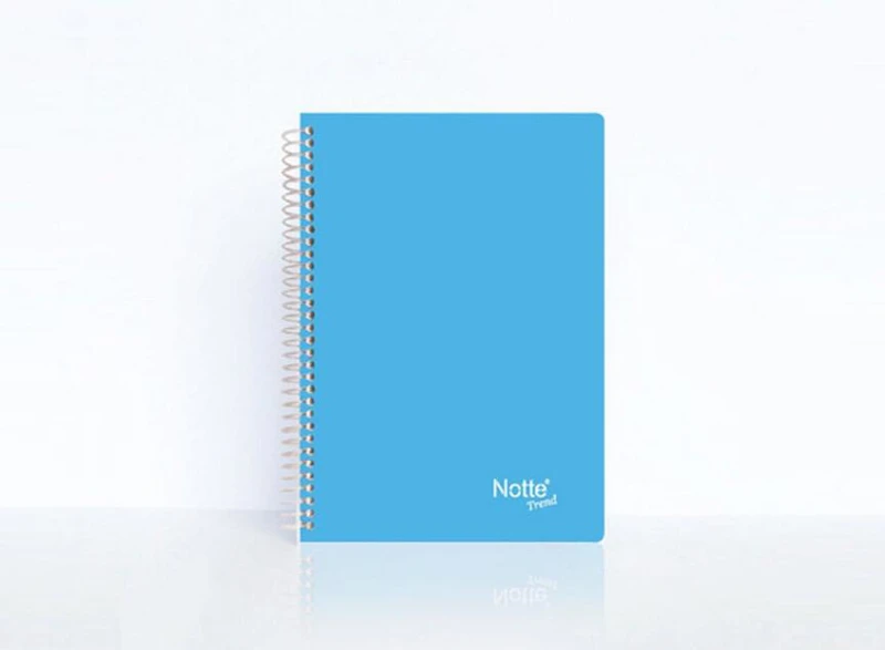Caiet matematică Notte Trend, A5, cu spiră, 60 file, Polipropilenă  -  ASD61351