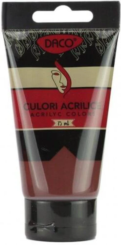 Culori acril 75 ml DACO, umbră arsă
