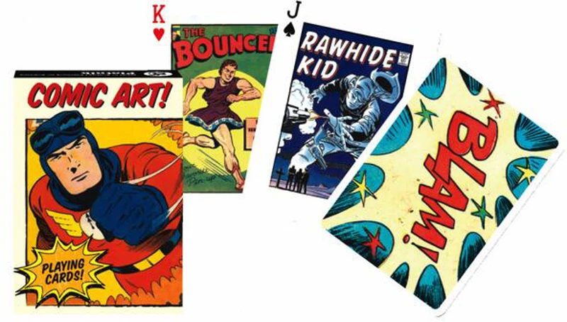 Cărți de joc Piatnik de colecție cu tema „Comic Art!”