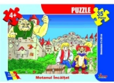 Puzzle 35 piese - Motanul incaltat