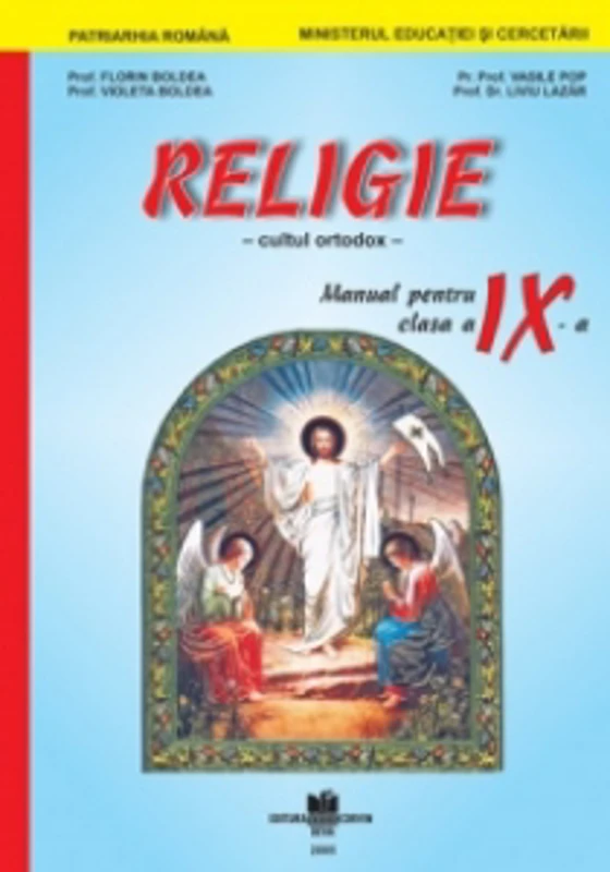 Religie - cultul ortodox - manual pentru clasa a IX-a
