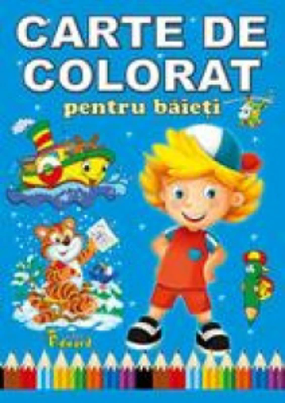 Carte de colorat pentru baieti