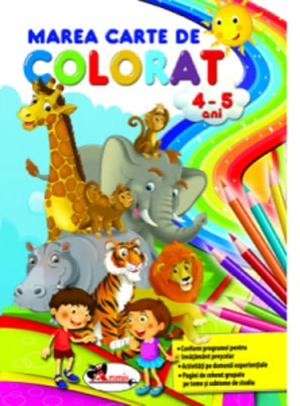 Marea carte de colorat 4-5 ani