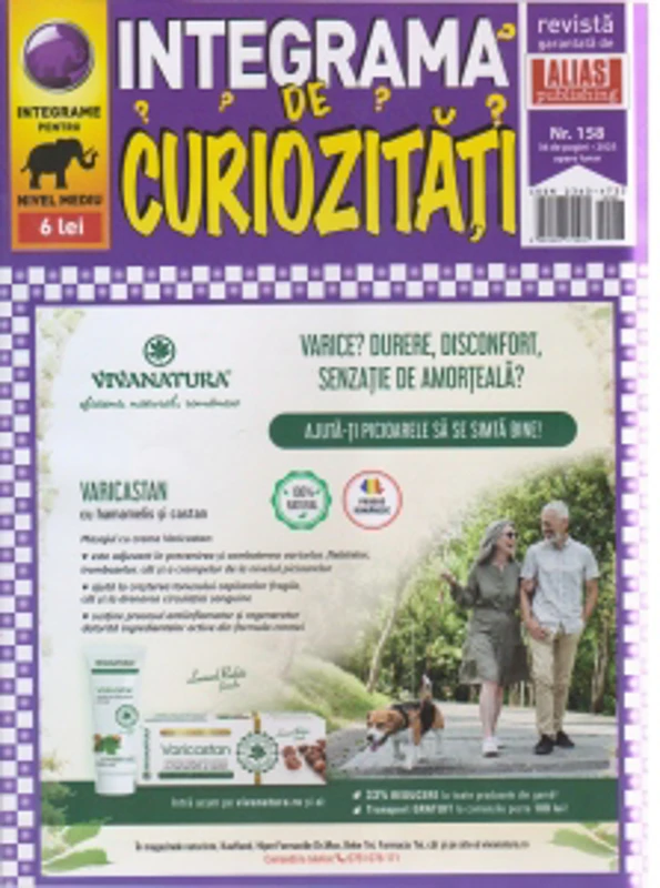 Integrama de curiozitati. Nr. 158/2025