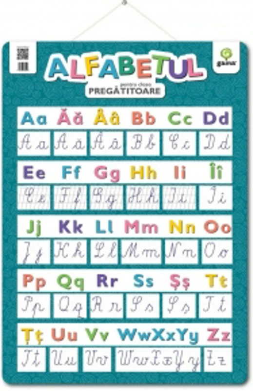 Plansa Alfabetul pentru clasa pregatitoare