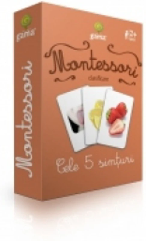 Carti de joc Montessori. Cele 5 simturi