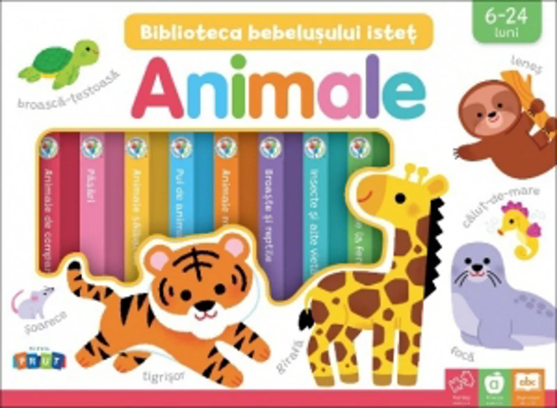 Animale. Biblioteca bebelusului istet - set 8 carti