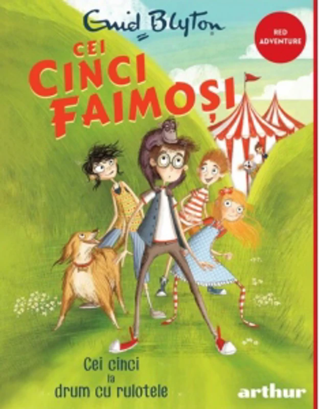Cei cinci faimosi. Cei cinci la drum cu rulotele