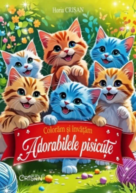 Coloram si invatam. Adorabilele pisicute