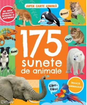 175 sunete de animale. Super carte sonora