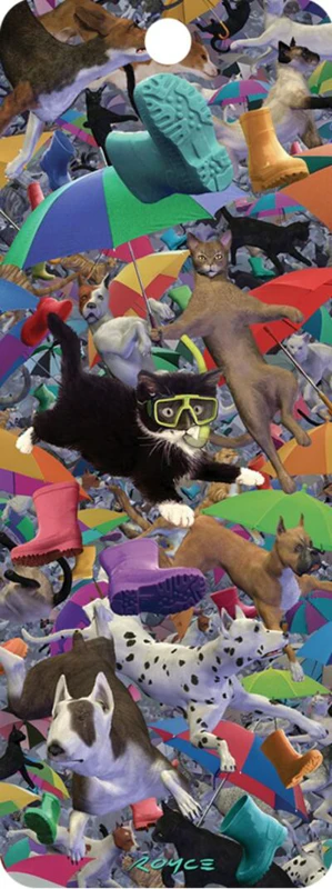 Semn de carte 3D - Cats & Dogs
