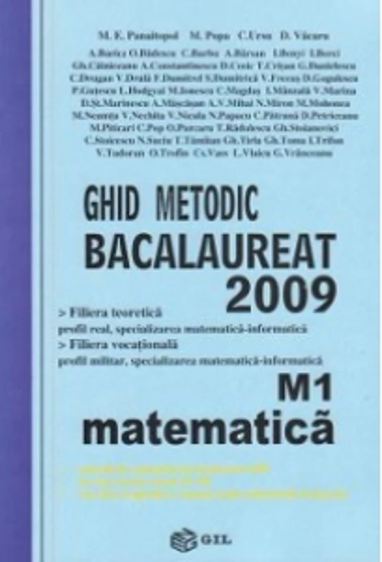 Ghid metodic BACALAUREAT 2009 Matematica M1