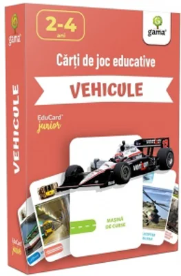 Carti de joc educative - Vehicule