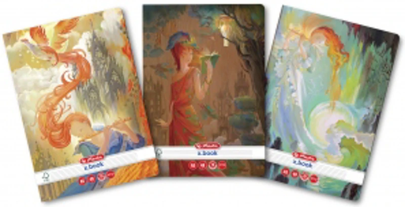 Caiet A5, 48 file, 70g/mp, dictando, colturi rotunjite, motiv Fairy Tale