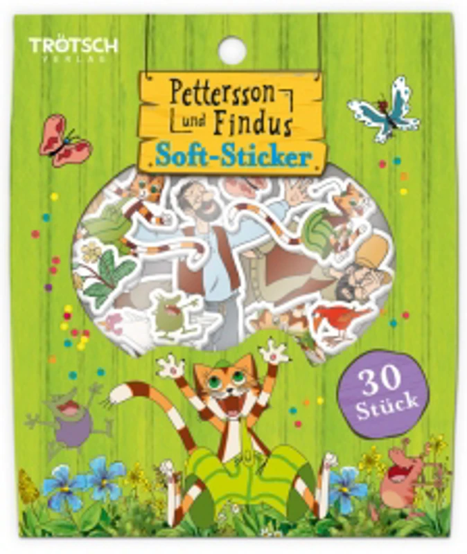 Set 30 abtibilduri moi Petsson si Findus