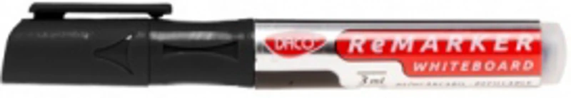 Marker reincarcabil pentru tabla magnetica MK231N ReMARKER, negru Daco