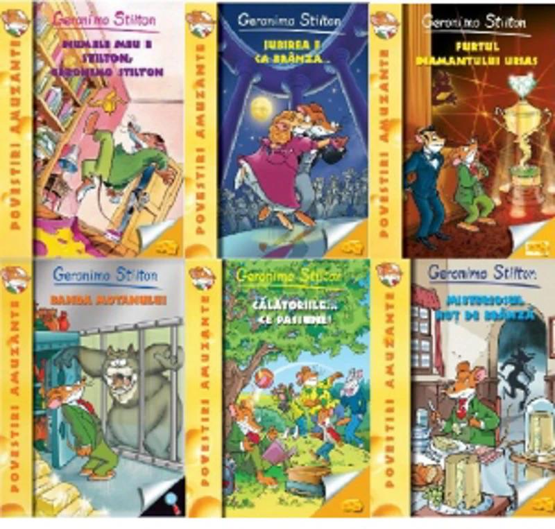 Pachet Geronimo Stilton (6 carti)